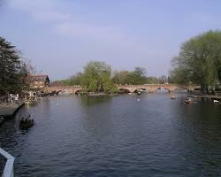 River Avon - UK river flowing through England