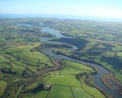 River Dee aerial view